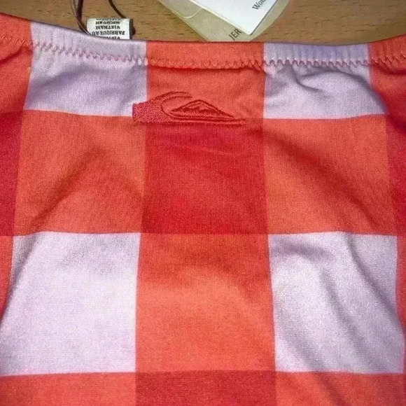 Quicksilver Checkered Bikini Bottom Size S - Picture 6 of 8